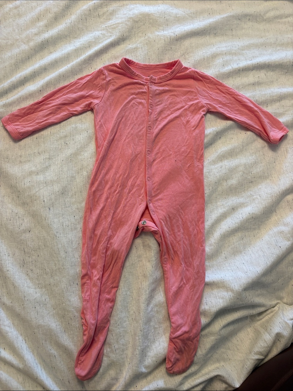 Kyte BABY Pink snap footies
